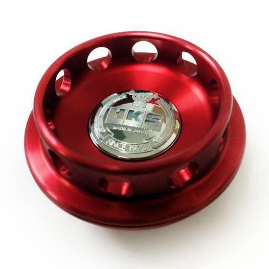 HKS OIL FILLER CAP NISSAN/HONDA (RED) - Torque Motorsport