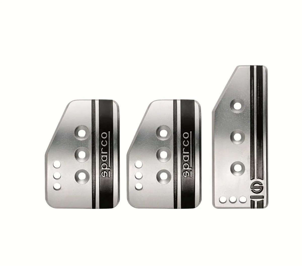 Sparco Pedal Set Settanta Short Silver - Torque Motorsport