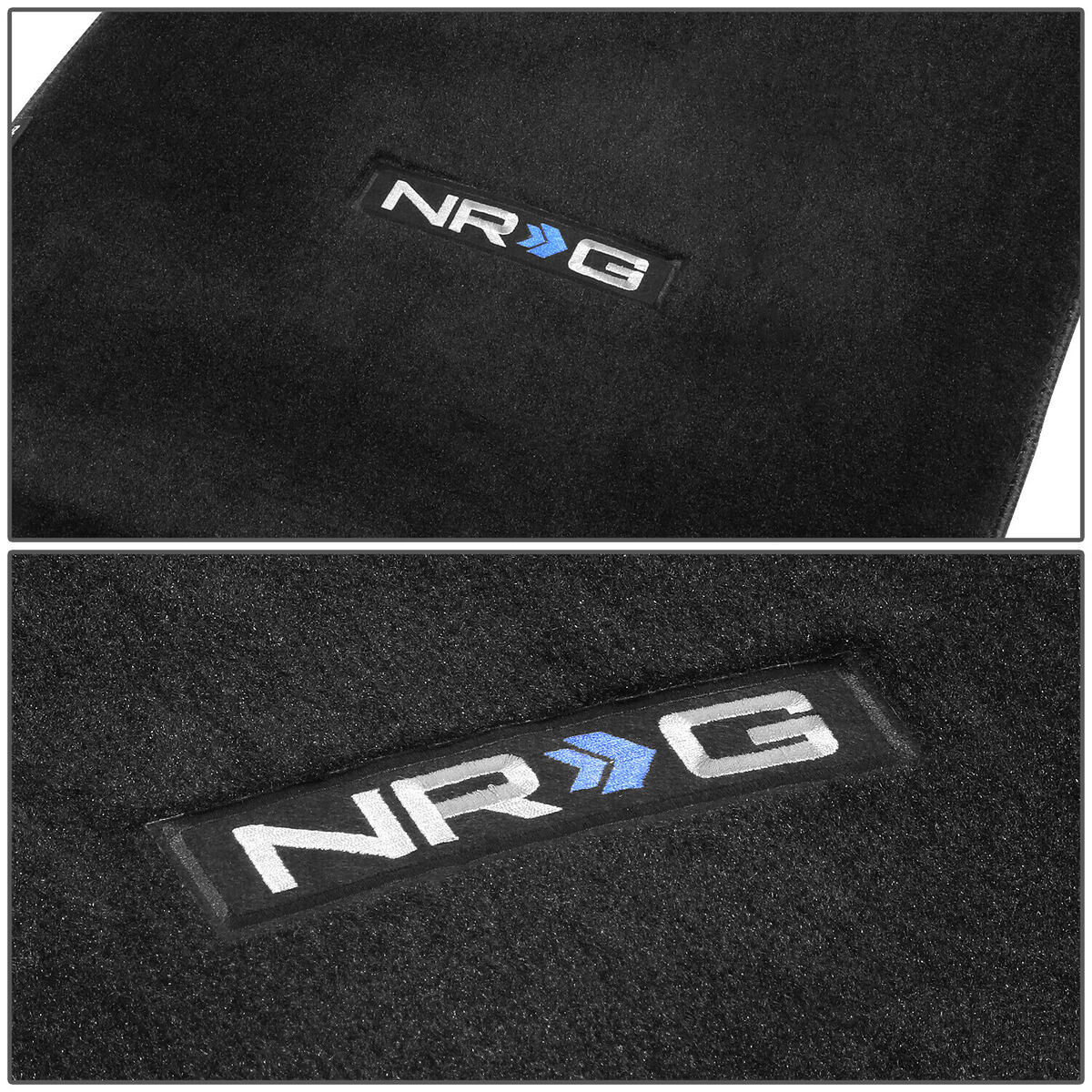 NRG Floor Mats - 06-11 Honda Civic Si 4DR Sedan (NRG Logo) - 3pc.