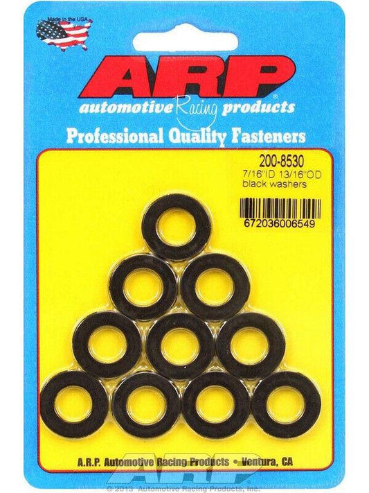 ARP 7/16in ID 13/16inOD Black Washers (Pack of 10) - Torque Motorsport