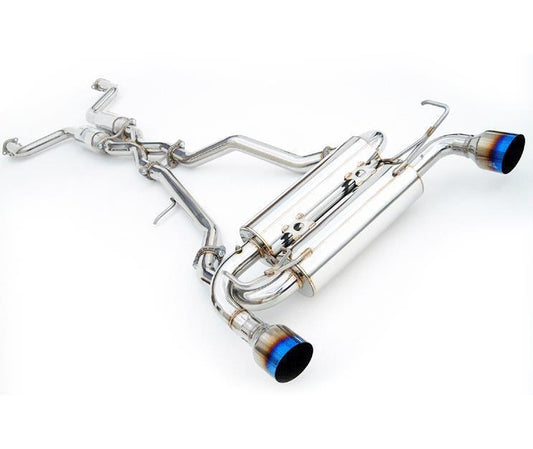 Invidia 09+ FX35 2/4WD Gemini Rolled Titanium Tip Cat-back Exhaust