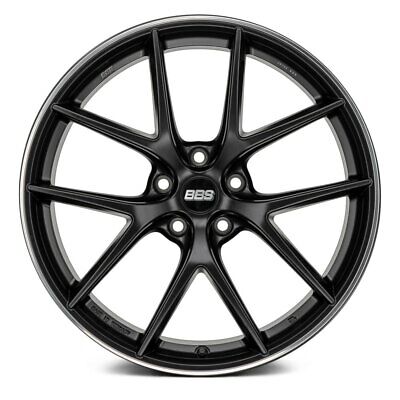 BBS CI-R 19x9 5x112 ET42 Satin Black Polished Rim Protector Wheel -82mm PFS/Clip Required