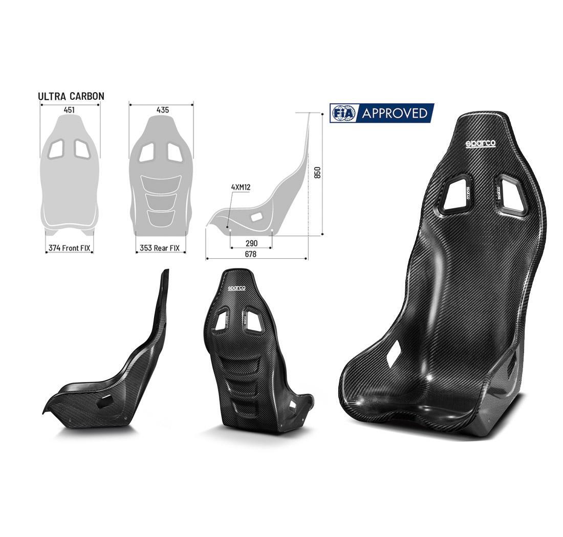 Sparco Seat Ultra Carbon BLK