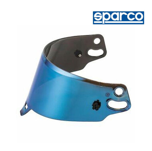 Sparco RFW Helmet Shield Blue Iridium - Torque Motorsport