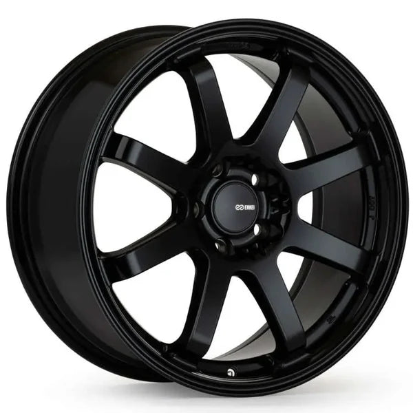 Enkei Vanquish 18x9.5 / 5x120 BP / 45mm Offset / 72.6mm Bore - Gloss Black Wheel