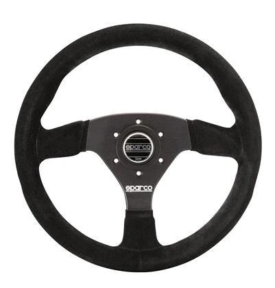 Sparco F10A Suede Black Steering Wheel - Torque Motorsport