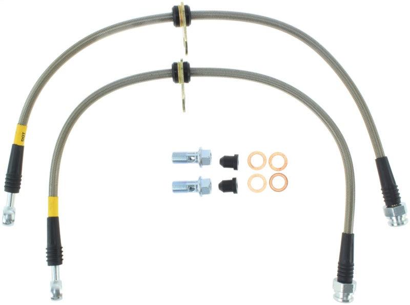 StopTech 07-13 Acura MDX Front SS Brake Lines - Torque Motorsport