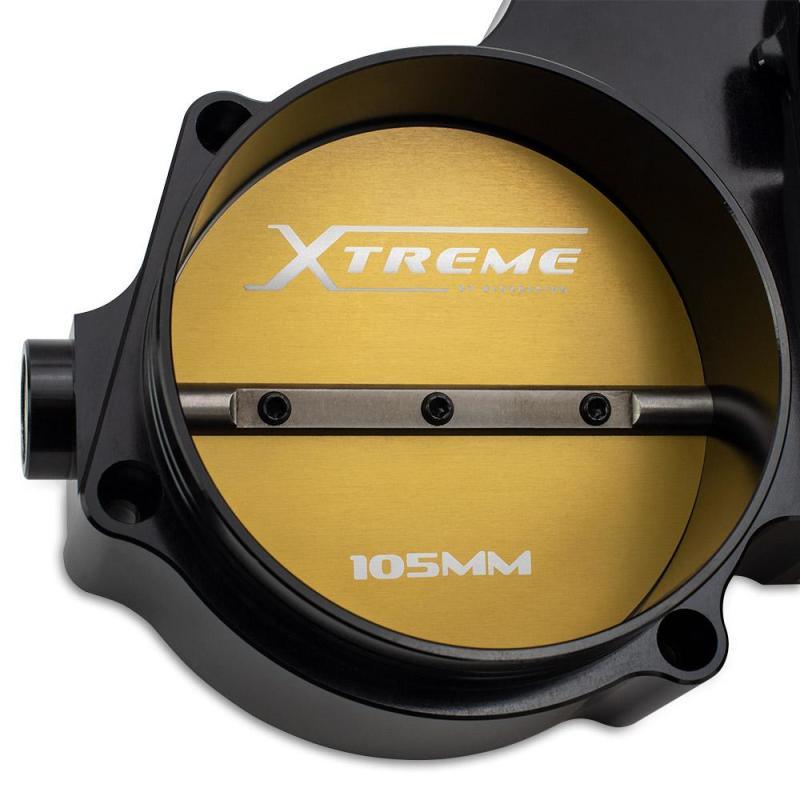 BLOX Racing 2015+ Dodge Hellcat / Jeep Trackhawk 6.2L 105mm Electronic Billet Throttle Body - Black - Torque Motorsport