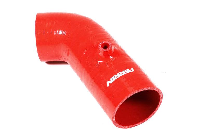 Perrin 22-23 Subaru BRZ/Toyota GR86 Silicone Inlet Hose (3in. ID / SS Wire) - Red - Torque Motorsport