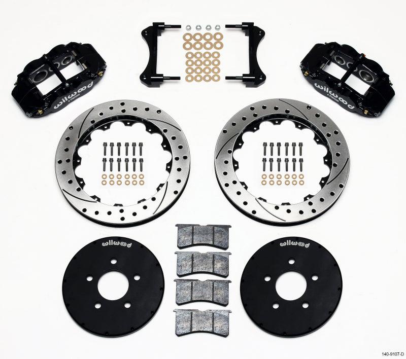 Wilwood Narrow Superlite 6R Front Hat Kit 12.88in Drilled 1994-2004 Mustang - Torque Motorsport