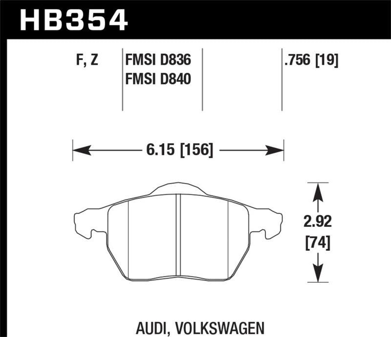 Hawk HPS Street Brake Pads - Torque Motorsport