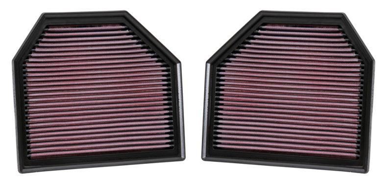 K&N Replacement Air Filter for 11-14 BMW M5/M6 4.4L V8 / 2015 M4/M3 3.0L I6 (2 per box) - Torque Motorsport