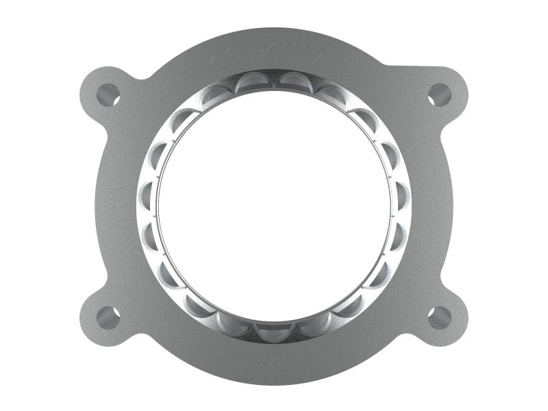 aFe 2020 Vette C8 Silver Bullet Aluminum Throttle Body Spacer Works w/ Factory Intake Only - Silver - Torque Motorsport