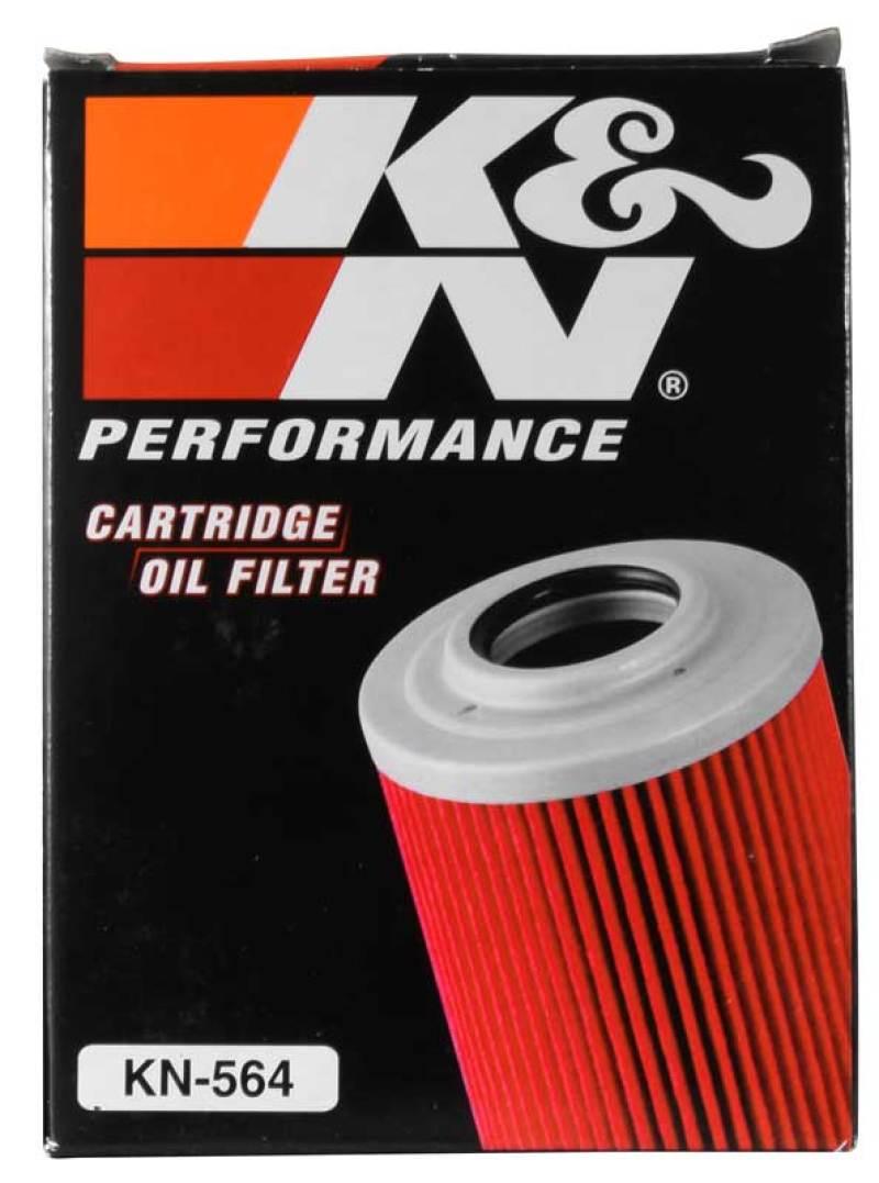 K&N Can/AM Spyder RT 998/ Buell 1125R -2.2219in OD x 0.969in ID x 3.813in H Oil Filter - Torque Motorsport