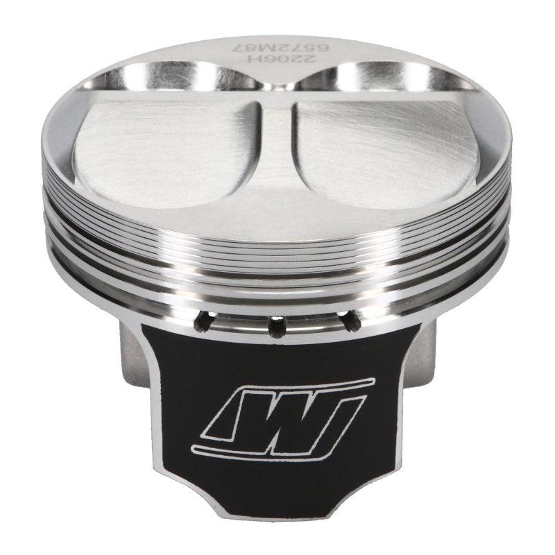 Wiseco Honda 4v DOME +6.5cc STRUTTED 87MM Piston Shelf Stock Kit - Torque Motorsport