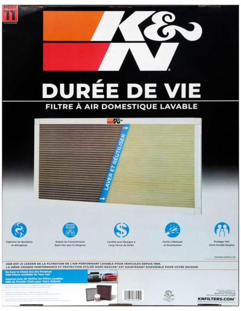 K&N HVAC Filter - 24 x 30 x 1 - Torque Motorsport