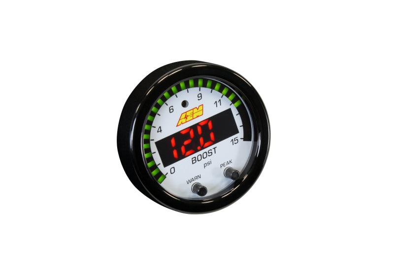 AEM X-Series Pressure 0-15psi Gauge Kit - Torque Motorsport