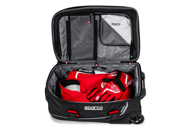 Sparco Bag Travel BLK/RED - Torque Motorsport