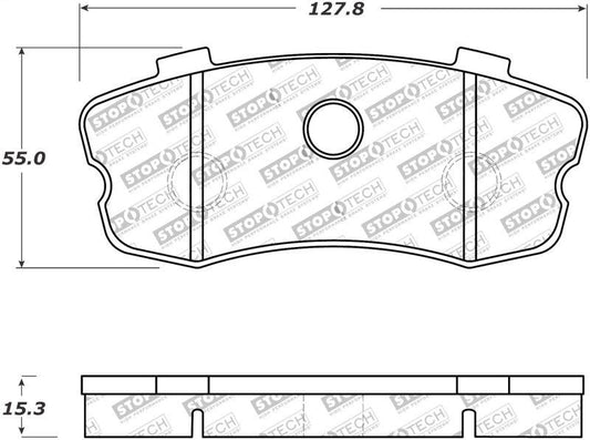 StopTech Performance 06-09 Chvy Corvette Z06 Rear Brake Pads - Torque Motorsport