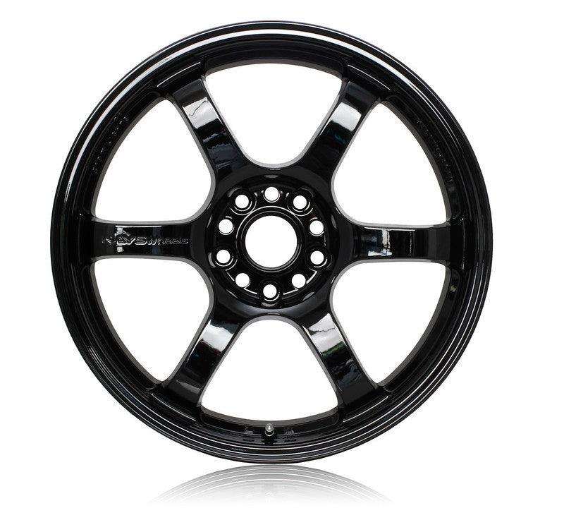 Gram Lights 57DR 18x9.5 +22 5-114.3 Glossy Black Wheel - Torque Motorsport