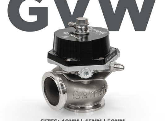 Garrett GVW-50 50mm Wastegate Kit - Black - Torque Motorsport