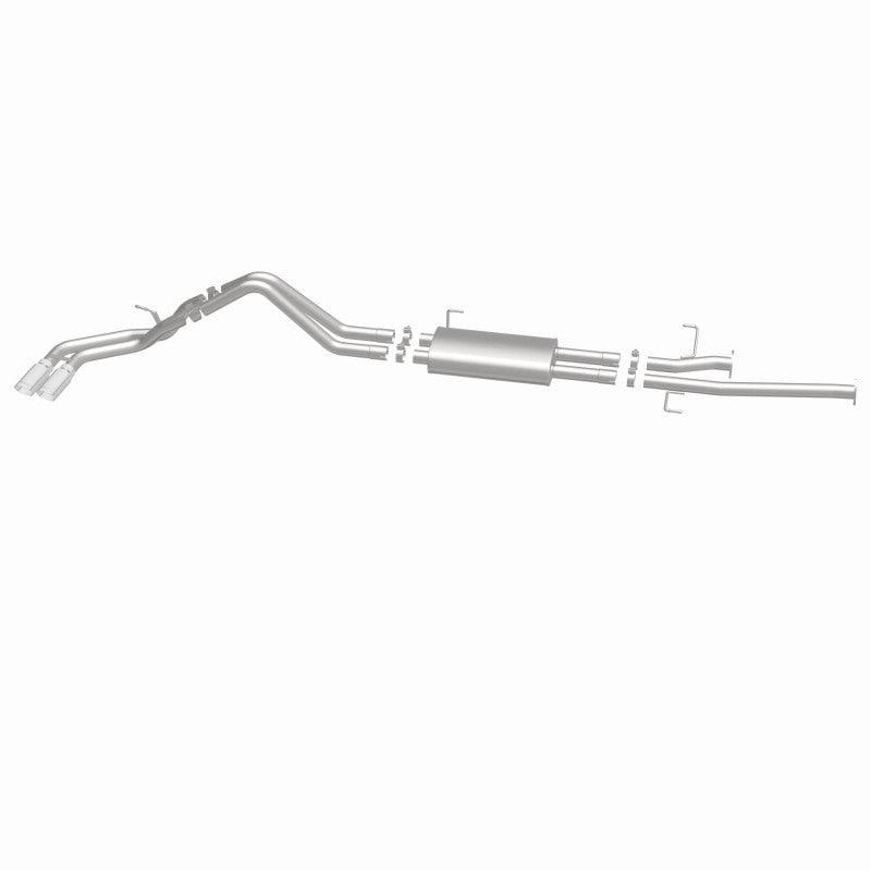 MagnaFlow 14 Toyota Tundra V8 4.6L/5.7L Stainless C/b Exhaust Dual same side pass. rear tire - Torque Motorsport