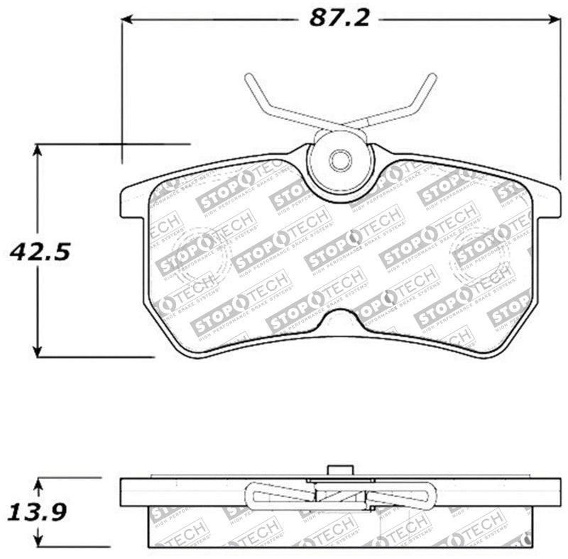 StopTech Street Touring Brake Pads - Torque Motorsport