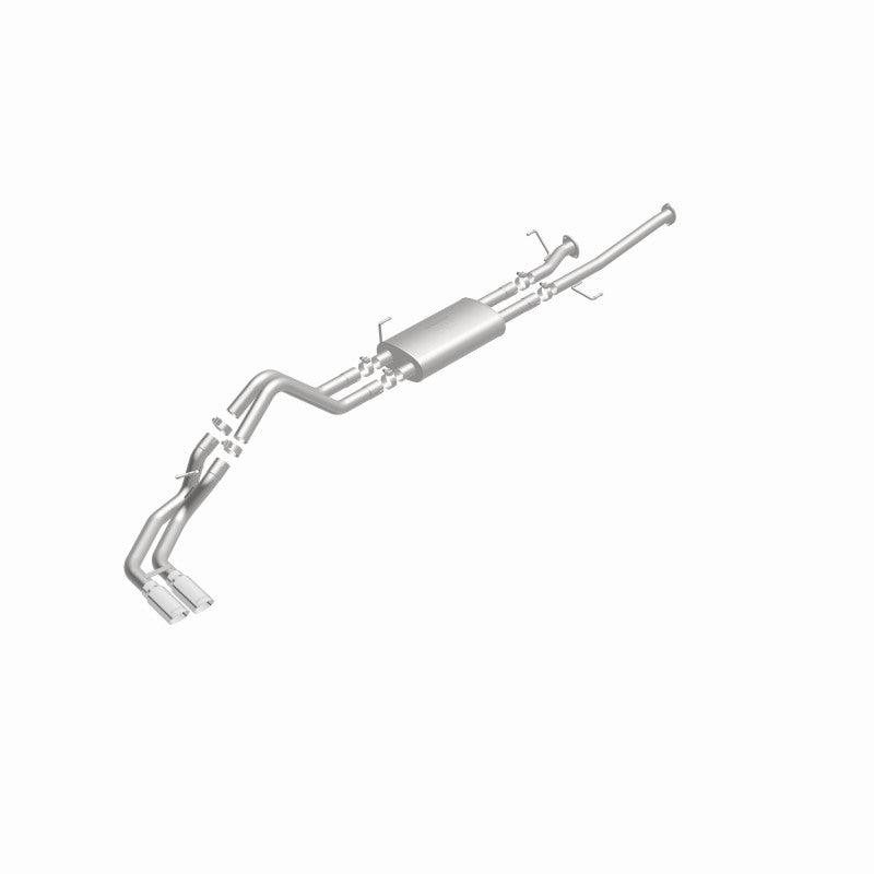 MagnaFlow 14 Toyota Tundra V8 4.6L/5.7L Stainless C/b Exhaust Dual same side pass. rear tire - Torque Motorsport