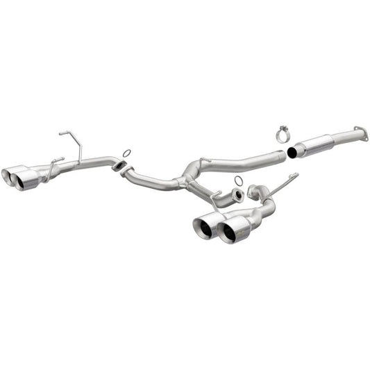 MagnaFlow SYS Cat-Back 15-17 Subaru WRX Sti 2.5L Polished 3in Tips - Torque Motorsport