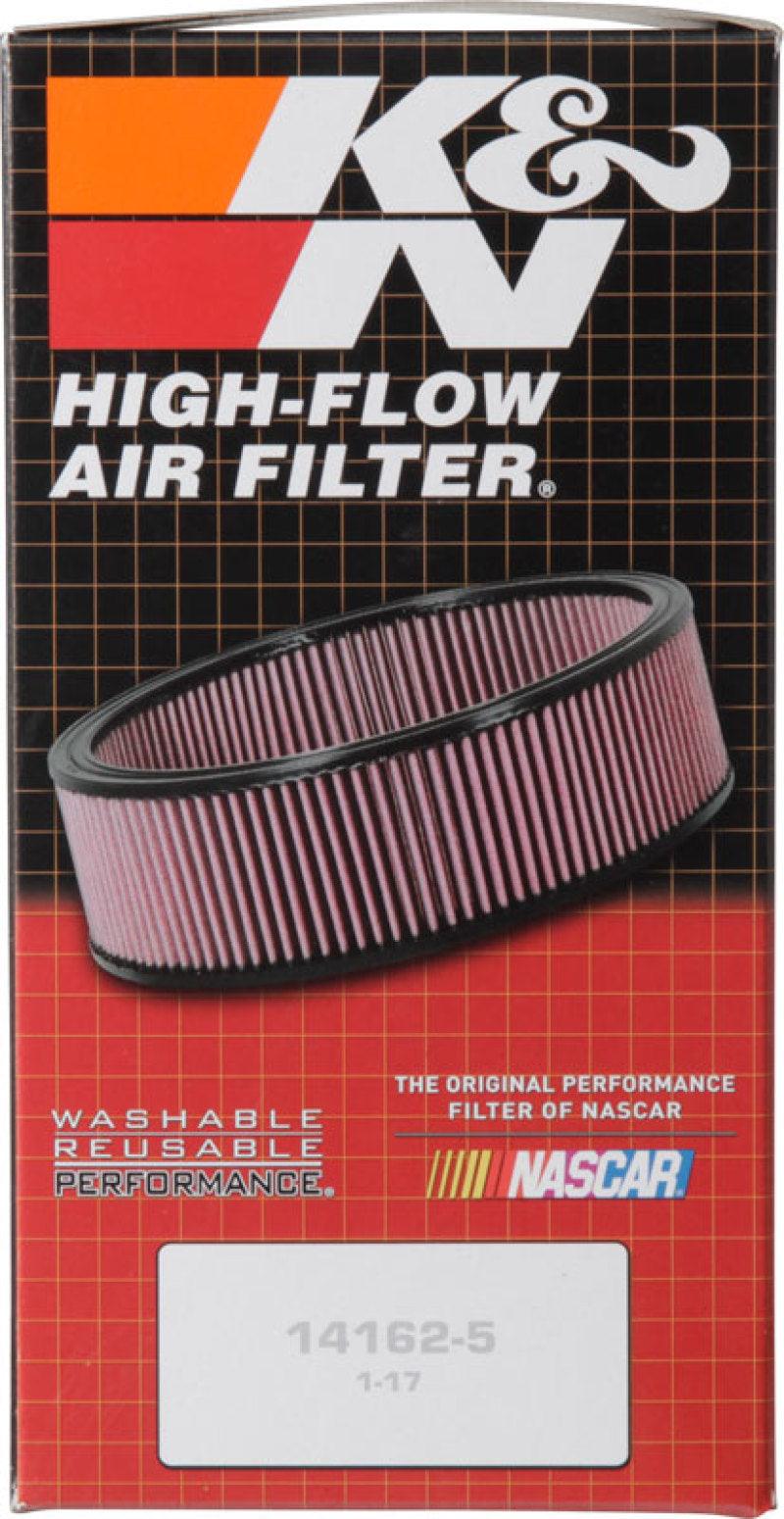 K&N 2-5/8in Flange 7in Diameter 3in Height Round Air Filter Assembly w/ Vent - Torque Motorsport