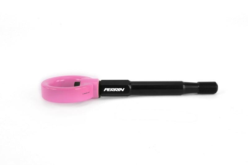 Perrin 15-19 Subaru WRX/STI Tow Hook Kit (Rear) - Hyper Pink - Torque Motorsport