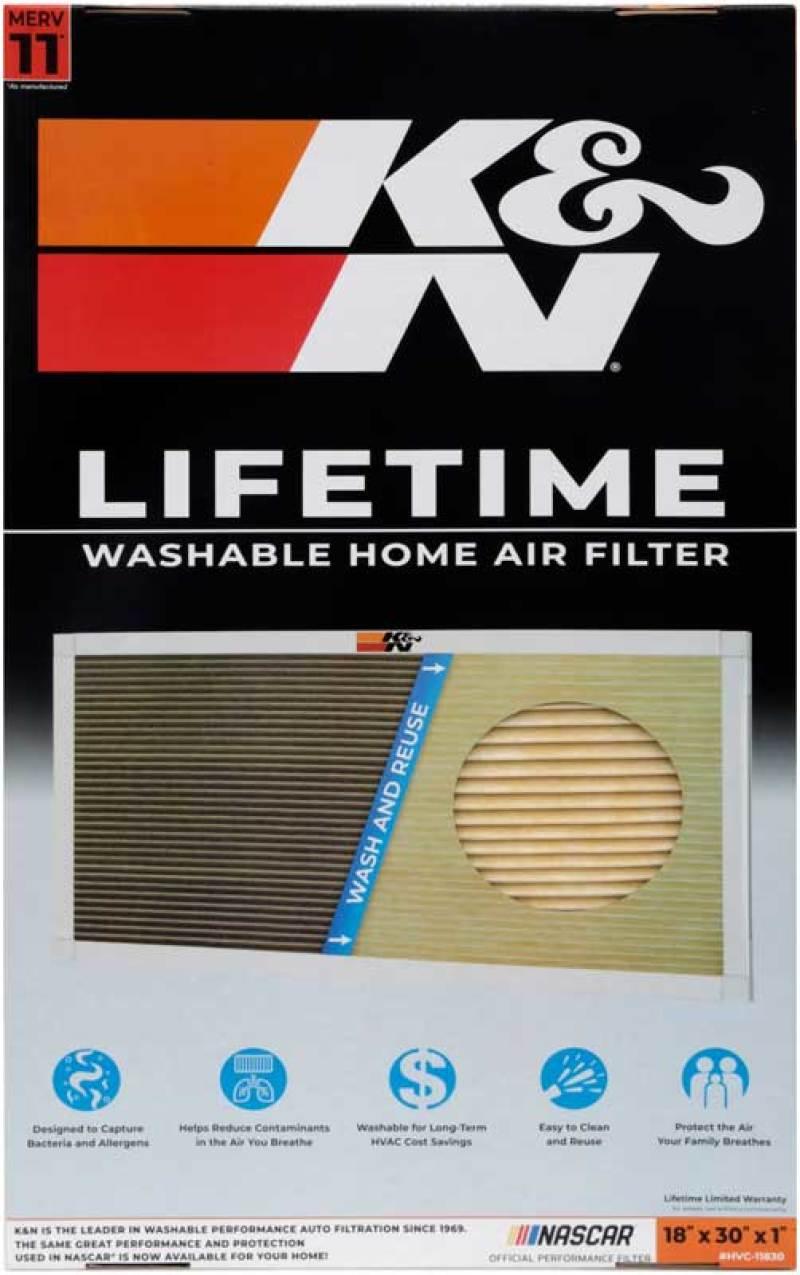 K&N HVAC Filter - 18 x 30 x 1 - Torque Motorsport