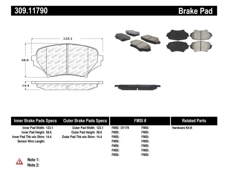 StopTech Performance 06-08 Mazda Miata MX-5 Front Brake Pads - Torque Motorsport