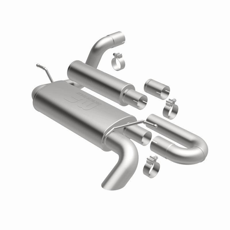 MagnaFlow 18-23 Jeep Wrangler JL 2.0L/3.6L Overland Series Axle-Back Exhaust - Torque Motorsport