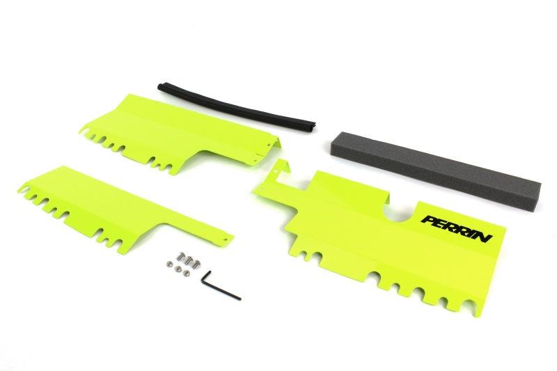 Perrin 15-21 WRX/STI Radiator Shroud (With/Without OEM Intake Scoop) - Neon Yellow - Torque Motorsport