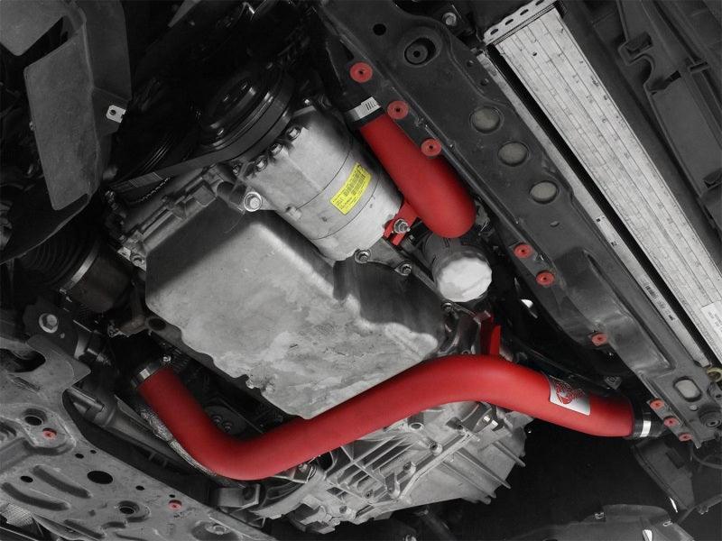 aFe BladeRunner 2.5in Red Intercooler Tubes Hot and Cold Side 12-16 Ford Focus ST 2.0L (t) - Torque Motorsport