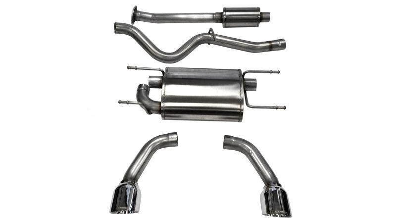 Corsa 12-14 Scion FRS / Subaru BRZ Polished Sport Cat-Back Exhaust - Torque Motorsport