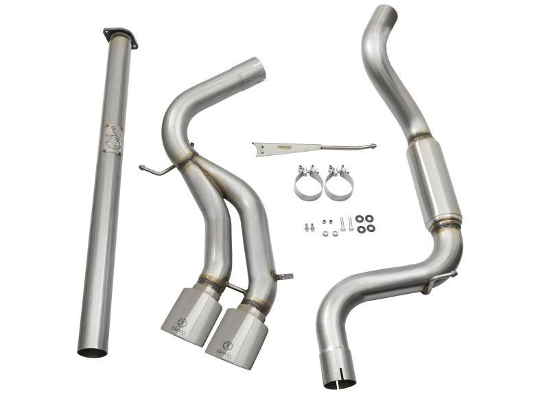 aFe POWER Takeda 3in 304 SS Cat-Back Exhaust w/ Polished Tips 13-17 Ford Focus ST L4-2.0L (t) - Torque Motorsport