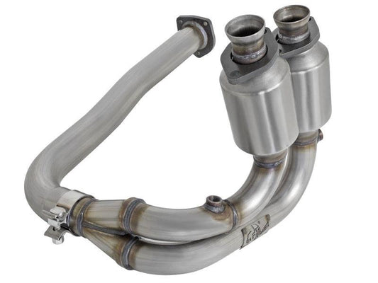 aFe Power Direct Fit Catalytic Converter Replacements Front 00-03 Jeep Wrangler (TJ) I6-4.0L - Torque Motorsport