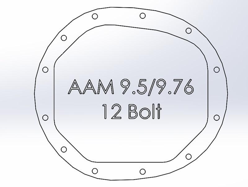 aFe Power Pro Series AAM 9.5/9.76 Rear Diff Cover Black w/Mach Fins 14-19 GM Silverado/Sierra 1500 - Torque Motorsport