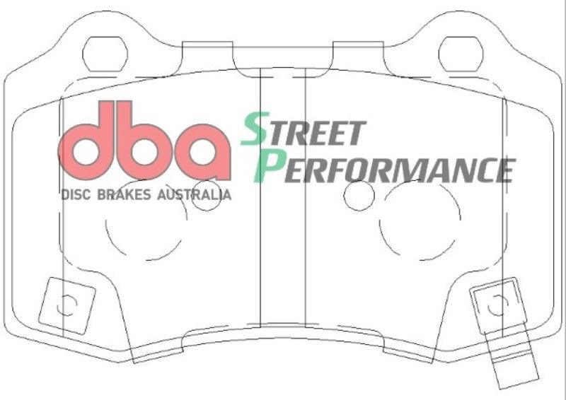 DBA 2010 Camaro SS SP500 Rear Brake Pads - Torque Motorsport