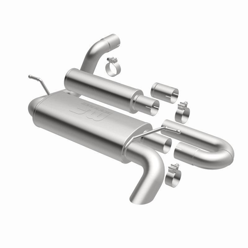 MagnaFlow 18-23 Jeep Wrangler JL 2.0L/3.6L Overland Series Axle-Back Exhaust - Torque Motorsport