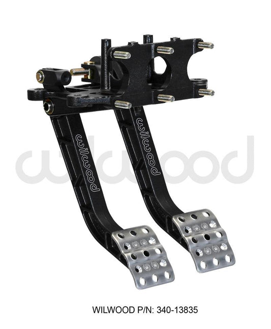 Wilwood Adjustable Dual Pedal - Brake / Clutch - Rev. Swing Mount - 5.1:1 - Torque Motorsport