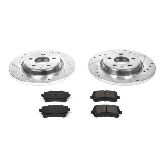 Power Stop 09-16 Audi A4 Rear Z23 Evolution Sport Brake Kit