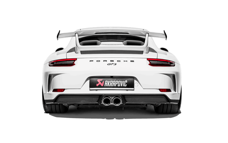 Akrapovic 2018 Porsche 911 GT3 (991.2) Slip-On Race Line (Titanium) w/Titanium Tail Pipe Set - Torque Motorsport