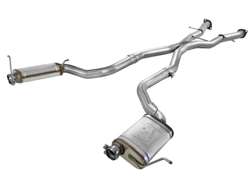 aFe MACHForce XP Cat-Back Exhaust Stainless No Tips 12-15 Jeep Grand Cherokee SRT/SRT-8 V8 Hemi 6.4L - Torque Motorsport