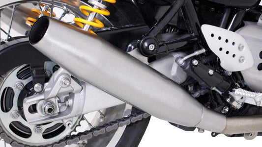 Remus 2016 Triumph Thruxton 1200 (Euro 4) Tapered Stainless Steel Slip On - Left Side - Torque Motorsport