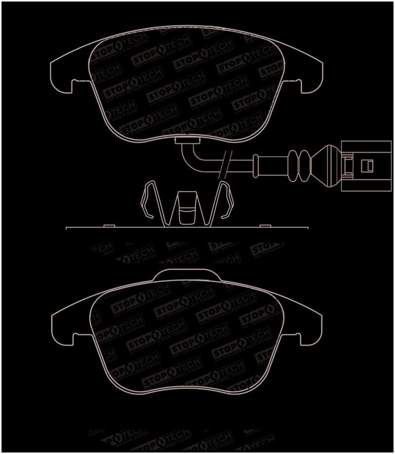 StopTech 2015+ Volkswagen Passat Street Performance Front Brake Pads - Torque Motorsport