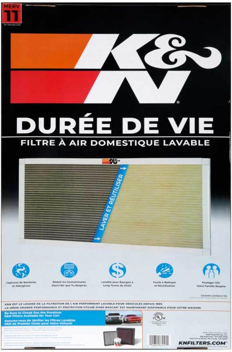 K&N HVAC Filter - 18 x 30 x 1 - Torque Motorsport