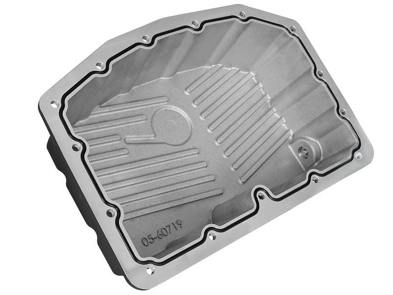 AFE Pro Series Engine Oil Pan Black w/Machined Fins; 11-16 Ford Powerstroke V8-6.7L (td) - Torque Motorsport